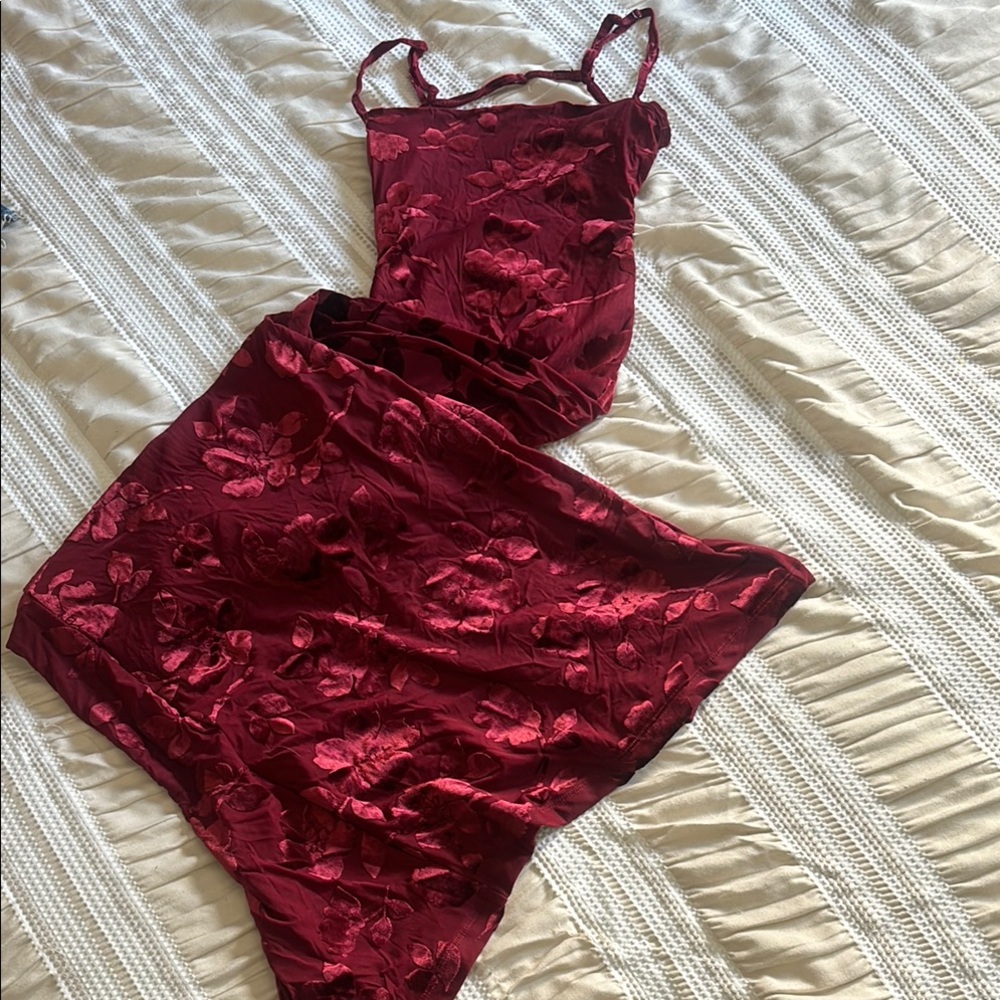 Garage Red Maxi Dress